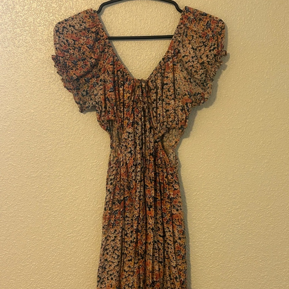 Jessica Simpson Multicolor Floral Maxi Dress